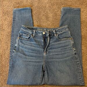 American Eagle Outfitters Women's High Rise Blue Jeans